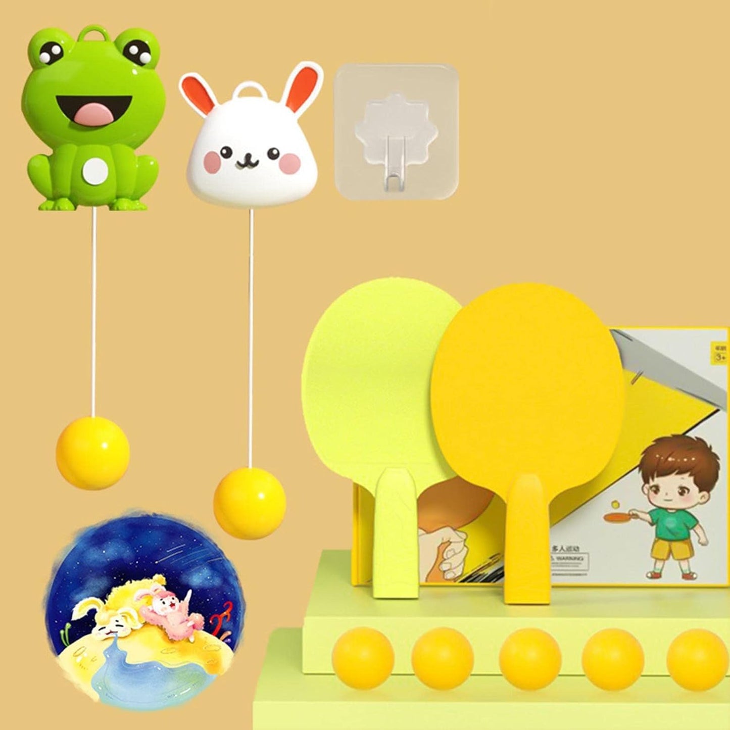 Indoor Hanging Table Tennis Trainer Set | š„FLAT 50% SAVINGSš„
